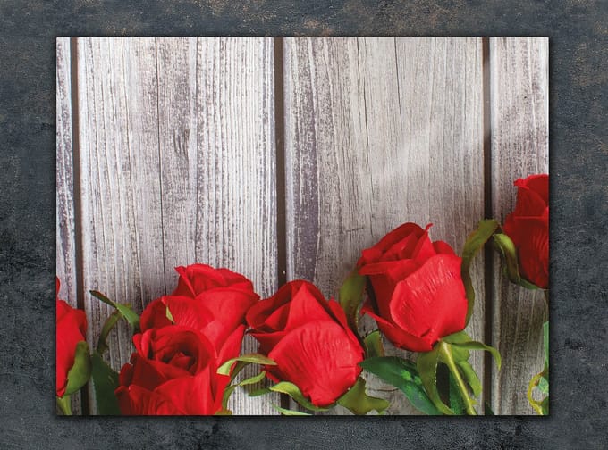 TMK ArtDeko - Snijplank - 30x22 cm - RVS - UV Print