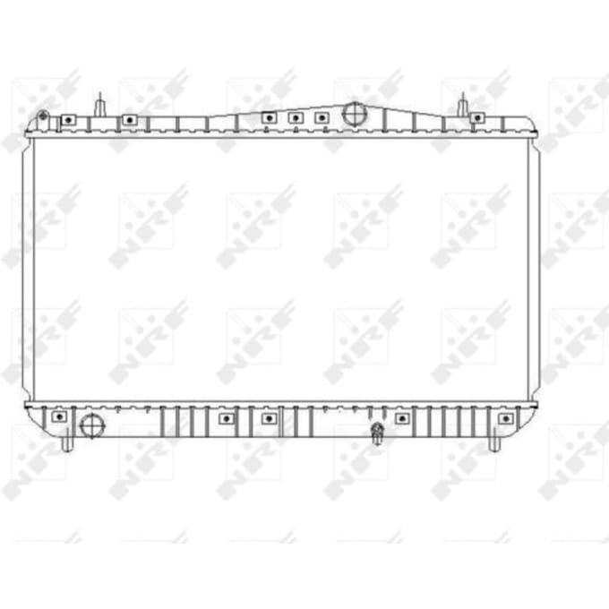 Radiator, motorkoeling NRF 53384
