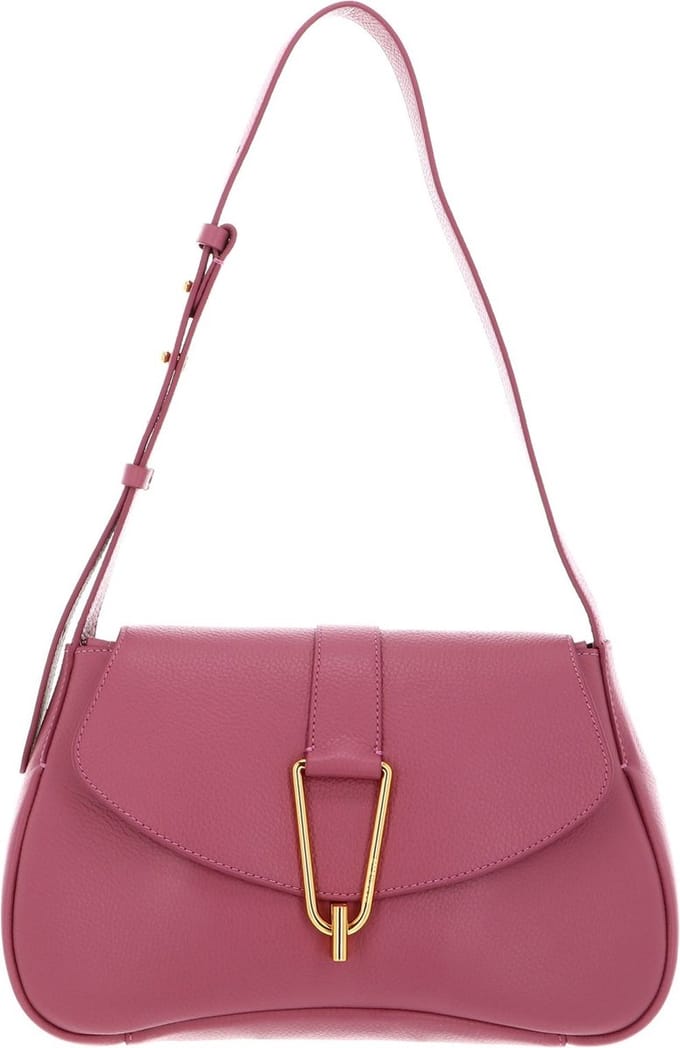 COCCINELLE Schoudertas Coccinelle Himma Handbag Grained Leather Pulp Pink Paars