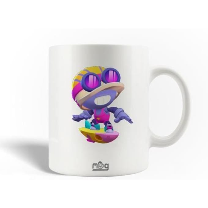 Keramische Mok - Brawl Stars - Carl - 30cl - Vaatwasserbestendig - Wit