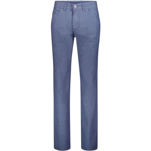 Gardeur Broek Bill Luxury Comfort Subtle Texture Pattern Business Hero Blauw / male