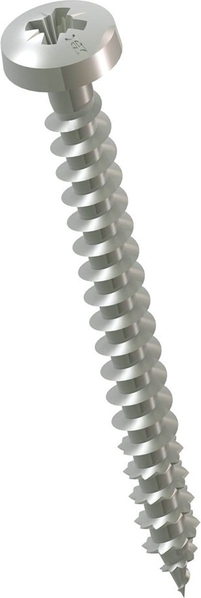 Spaanplaatschroef Topix+ Ck Pozidrive RVS A2 3x30mm - 200 stuks