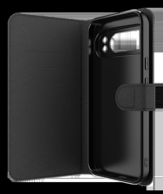 ZAGG Folio - Hoesje Geschikt voor Google Pixel 10 / 10 Pro - Portemonnee Book Case met Pasjeshouder Zwart