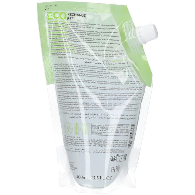 SVR Sebiaclear Micellair Water Refill 400 Gezichtswater