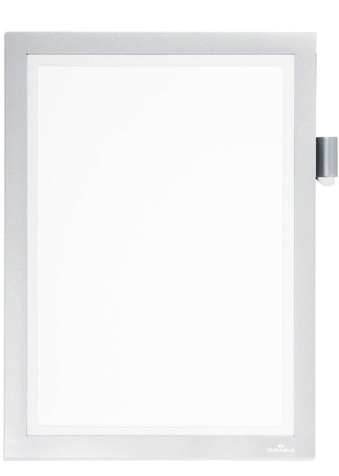 Duraframe durable magnetisch a4 note zilver | 10 stuks
