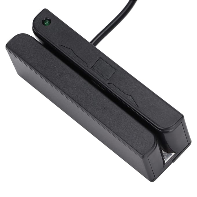 Creditcardlezer USB Plug and Play Ondersteuning Bidirectioneel Lezen Brede Toepassing Kaartlezer voor black