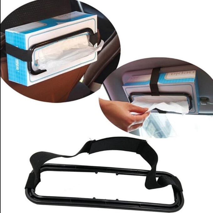 Auto Tissuehouder - Auto Zonneklep - Tissuepapier Doos Houder Auto Rugleuning Accessoires - Tissuedoos Houder