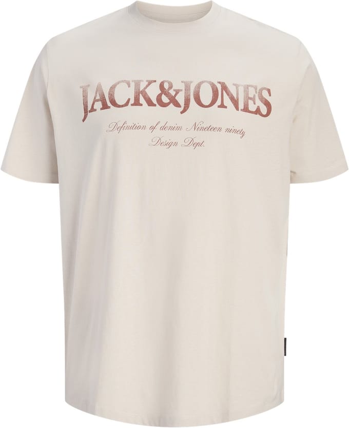JACK&JONES PLUS - JJDEVIN DAYTONA PRINT TEE SS CN PLS PLUS - Heren PLUS - T-shirts