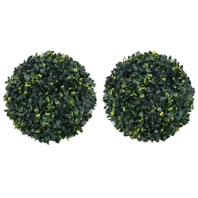 vidaXL - Kunstbuxusbollen - 2 - st - 45 - cm