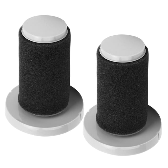 2 stuks filter met sponsdeksel vervangende accessoire voor Deerma DX700/DX700S stofzuiger black