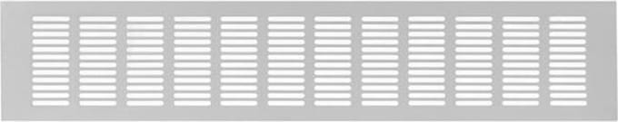 Plintrooster aluminium - zilver L=500mm x H=100mm - RA1050S