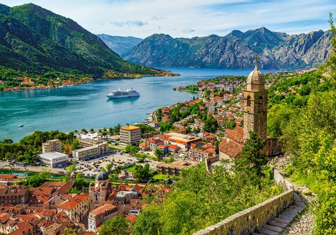 Castorland legpuzzel Kotor Montenegro 500 stukjes kleurrijk.