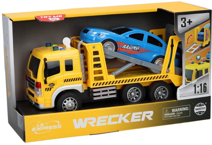 Transporter Takelwagen met Auto Licht en Geluid