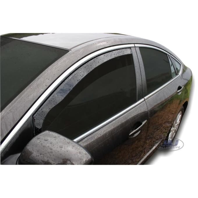 Déflecteurs d'air - J&J AUTOMOTIVE - Mazda 6 2008-2012 - Fumé - Acrylique renforcé - Installation facile
