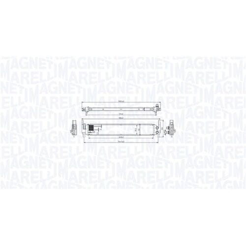 Lage-temperatuurRadiator, laadluchtRadiator MAGNETI MARELLI 351319206060