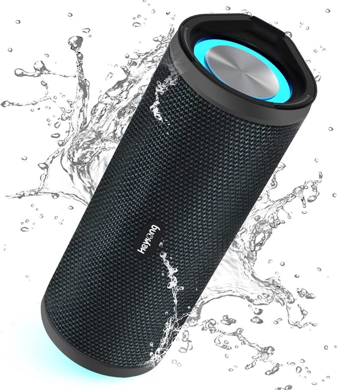 Draagbare Bluetooth-luidspreker met Waterdichte Functies en LED-verlichting