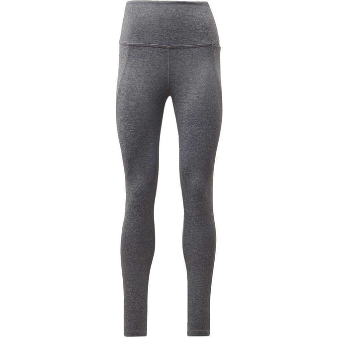 Reebok Dames Lux Fitted Trainingsleggings (Donkergrijs Heather)