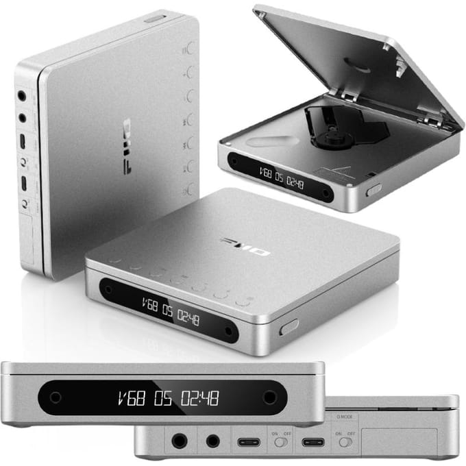 Fiio Dm13 Bt - Zilver - Draagbare Cd-speler Met Bluetooth