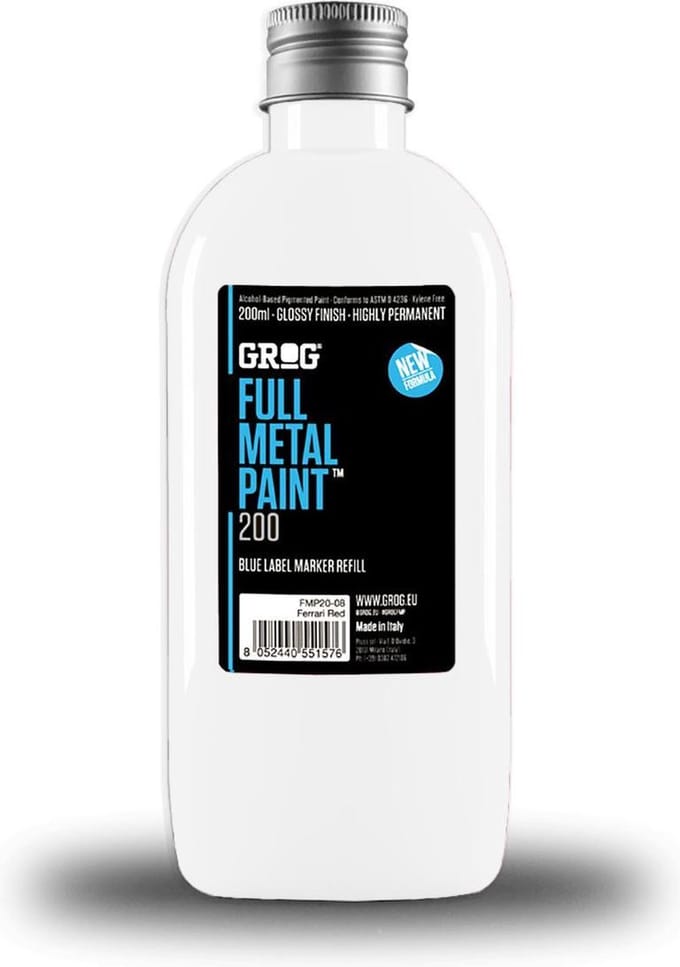 Grog Full Metal 200ml Navul Inkt - Bogotá White