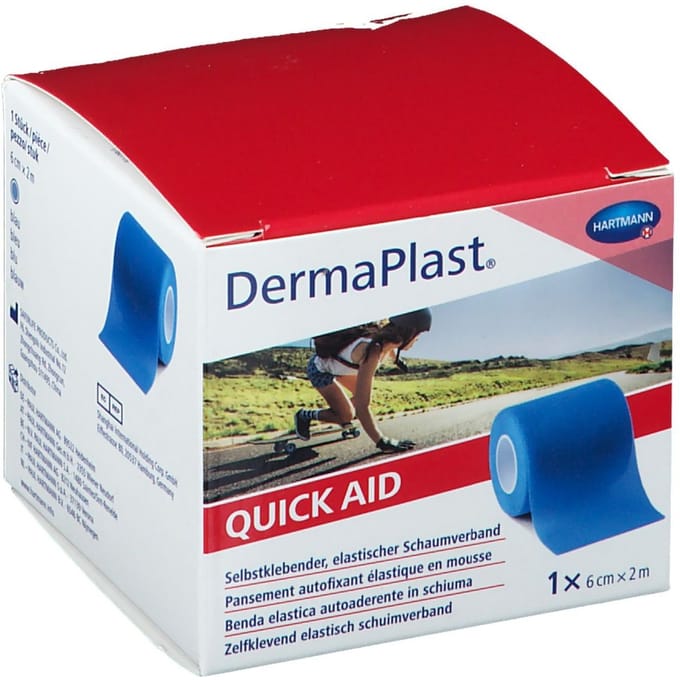 Hartmann Dermaplast Quick Blue 6cmx2m 1 Pleister