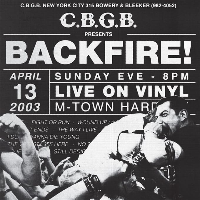 Backfire! - Live At CBGB's (CD)