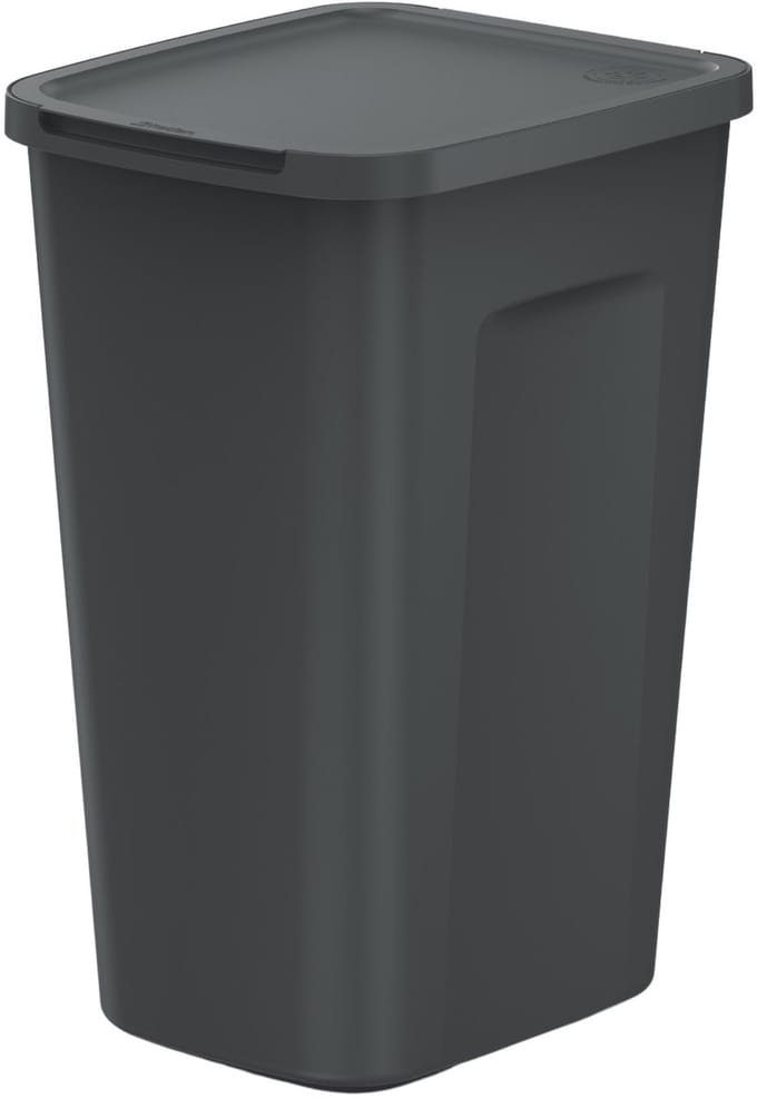 Keden - Afvalemmer - Prullenbak - inhoud 50 liter - COMPACTA Q PLUS - Zwart