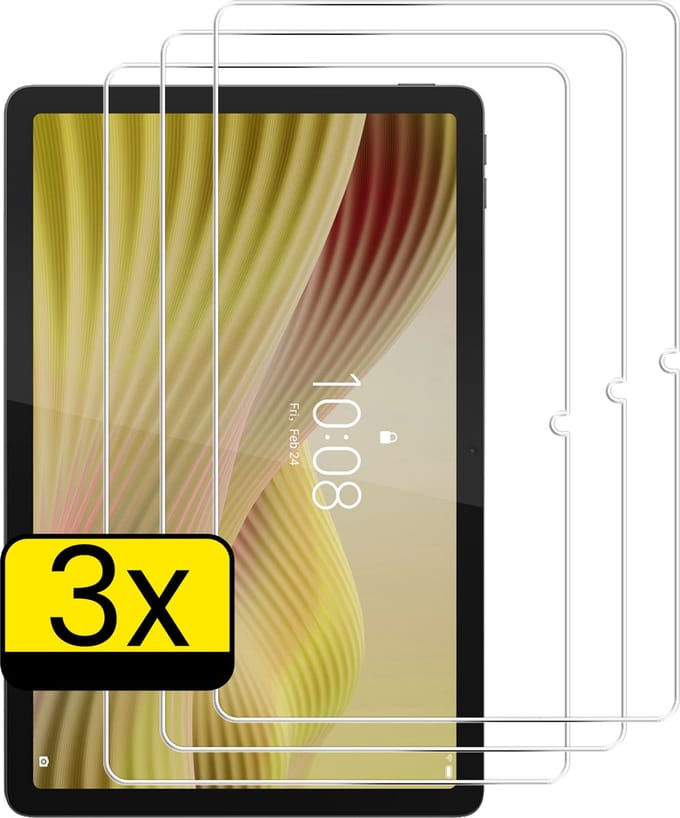 Screenprotector - Geschikt voor Lenovo Tab 10.1 inch - 3 Stuks - Extra Sterk - Beschermglas - Gehard Glas - Tempered Glass - Screen Protector