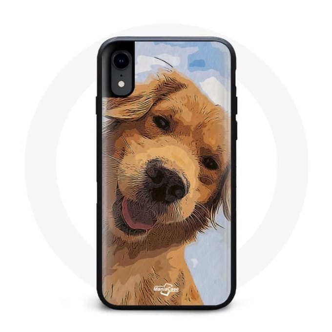 Coque Iphone X Chien Golden Retriever