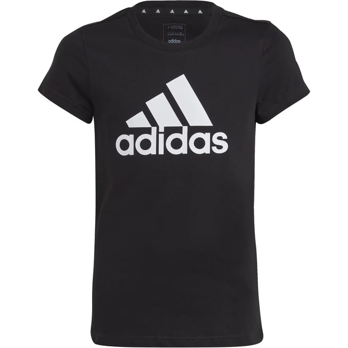 T-shirt katoen groot logo meisje adidas Essentials