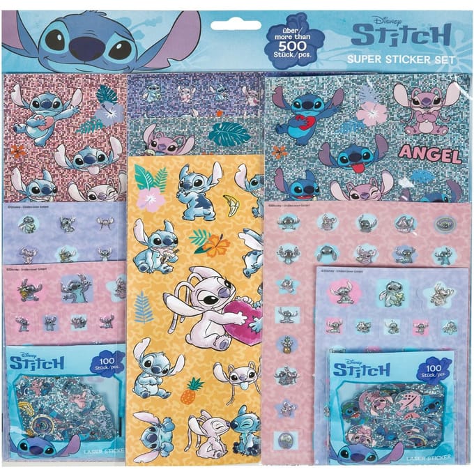 Lilo & Stitch sticker set - 500 stuks