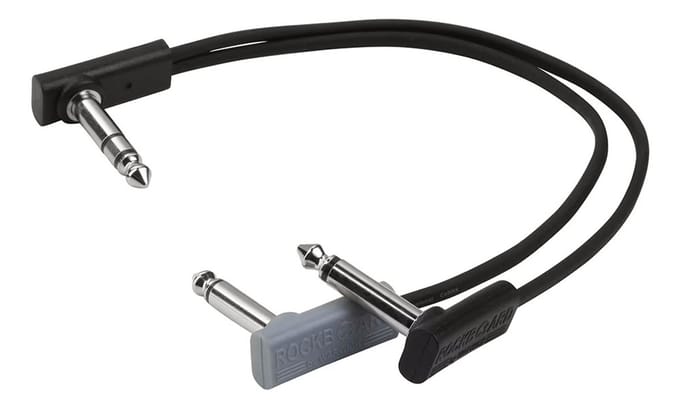 RockBoard Flat Patch Y-Splitter kabel haaks 20 cm