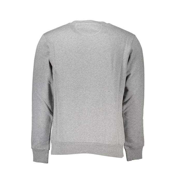 La Martina Grigio Katoenen Heren Sweater