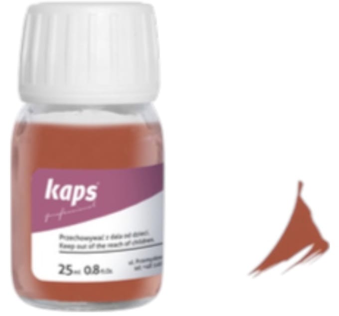 Kaps super color leer & kunstleer verf inc.cleaner - (129) Licht Bruin - 25ml