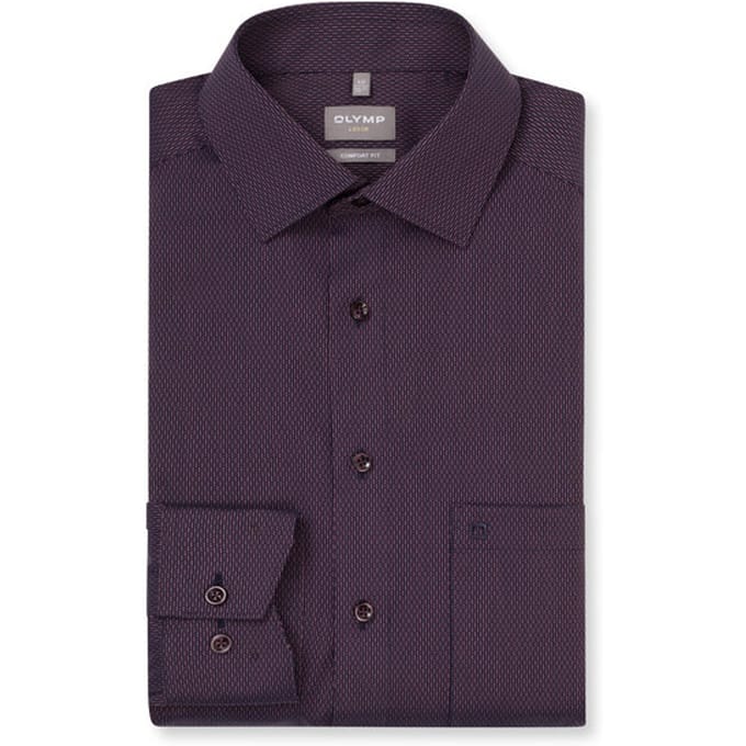 OLYMP Luxor Overhemd, Comfort Fit, New Kent, Mauve