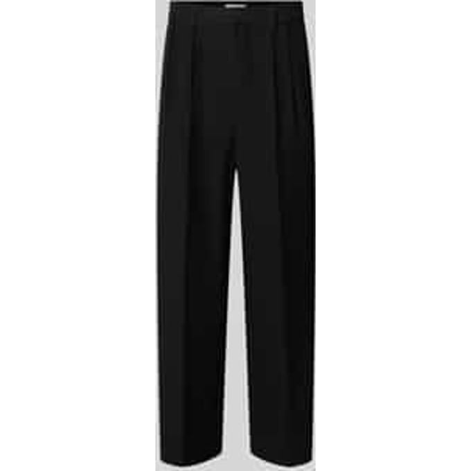 straight fit broek met viscose, model 'Grant'