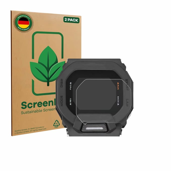 2 Stuks Screenprotector voor Casio G-Shock GBD-200 - Hoogwaardige Beschermfolie transparant