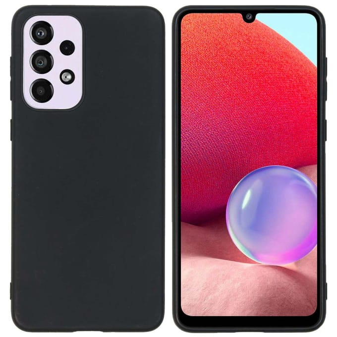 Accezz Color Backcover voor de Samsung Galaxy A33 - Zwart