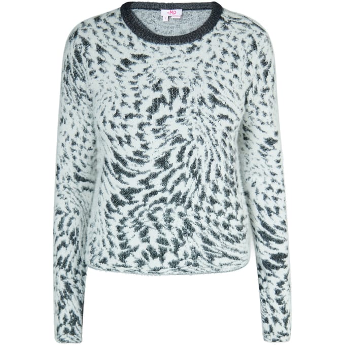 Mymo Jumper Dames wit zwart