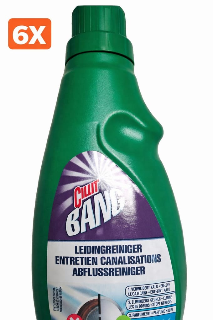 6 x Cillit Bang Gel - 750ml - leidingreiniger