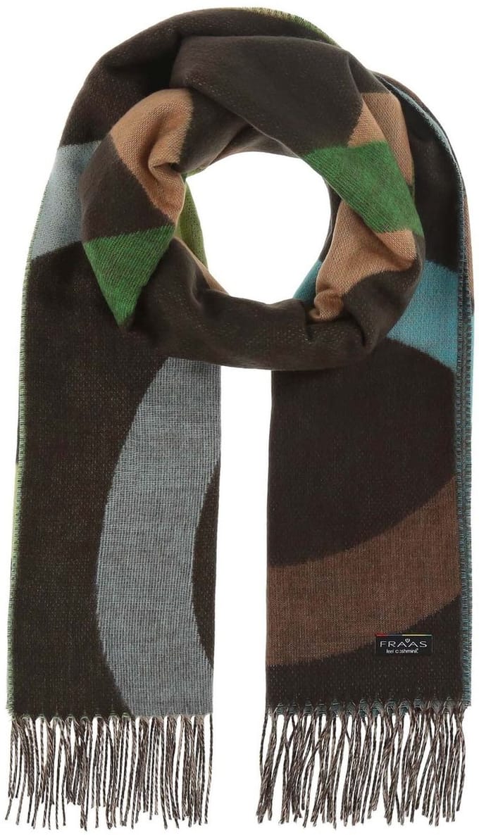 FRAAS Sjaal Scarf Green Veelkleurig
