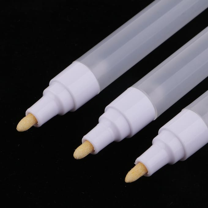 3 stuks 4,5 mm tips aquarel olieverf markeerstift lege tube navulling as described wit