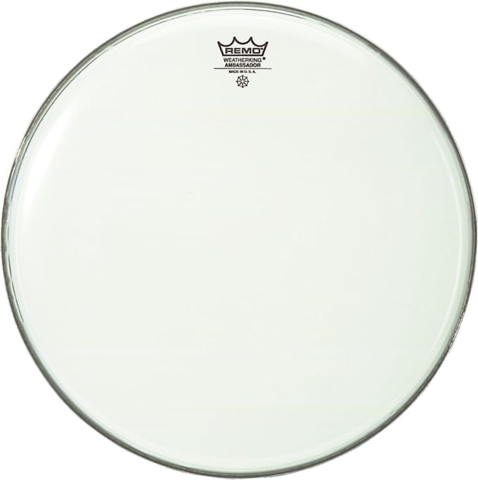 Remo Ambasador Smooth wit 20", basDrum Batter - Bass drumvel