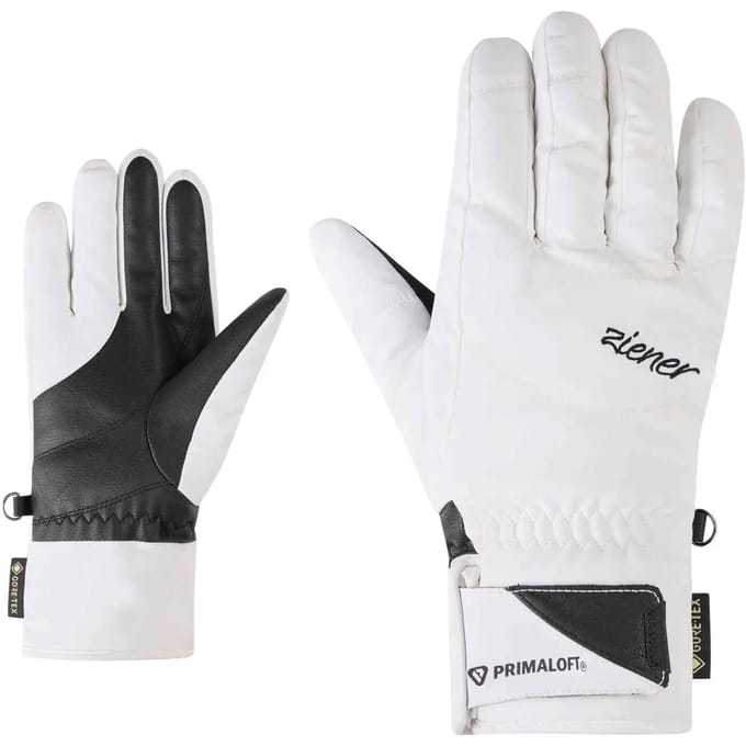 Ziener Klenn-z Pr Gore-tex® Handschoenen Wit 8 Vrouw