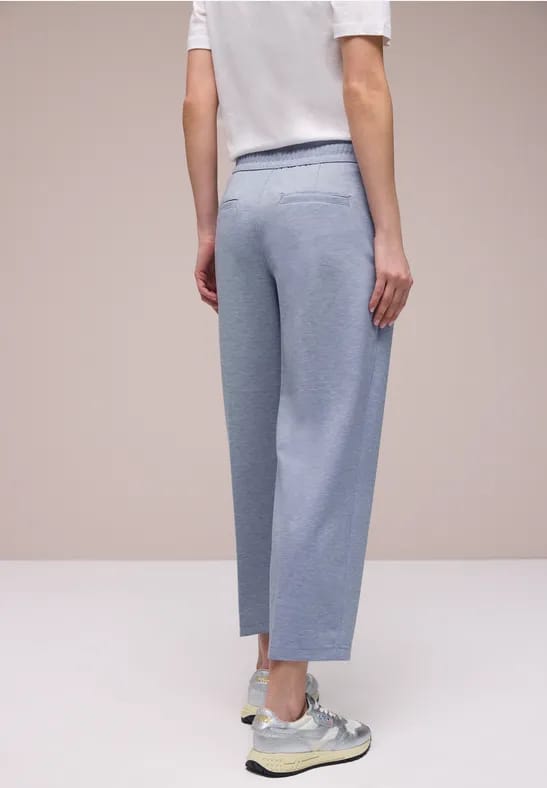 Wide Legs broek met elastische tailleband