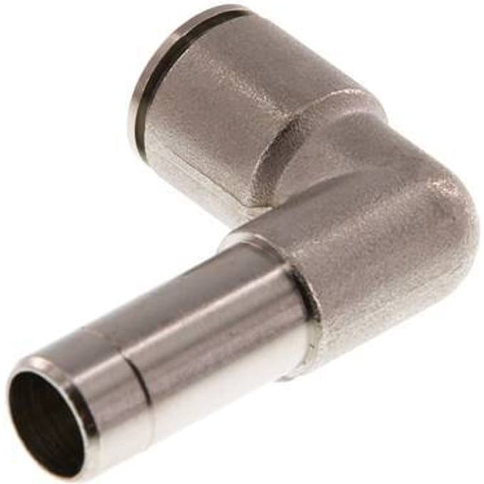 12mm x 12mm 90 graden L-verbinding Messing Insteekfitting Plug NBR