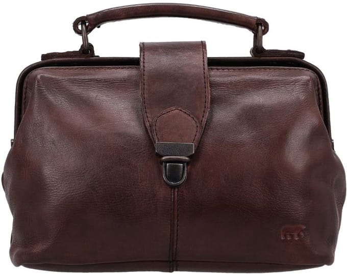 Bear Design Julia M Medium Handtas Dames - Leer - Bruin