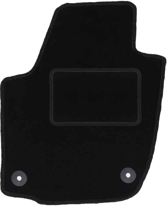 Chauffeursmat zwart voor: Skoda Praktik combivan (2006-2015)