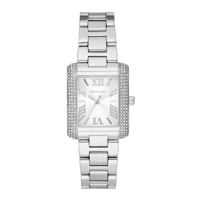 Michael Kors MK4642 vierkant horloge met zirkonia's
