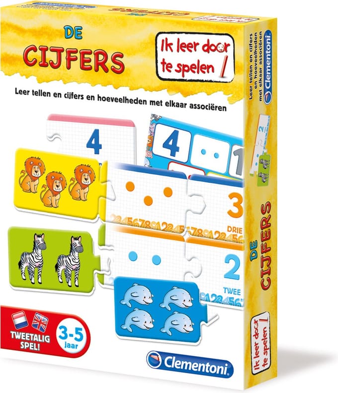Clementoni - De Cijfers - Ik leer door te spelen - Educatief spel - Vanaf 3 jaar