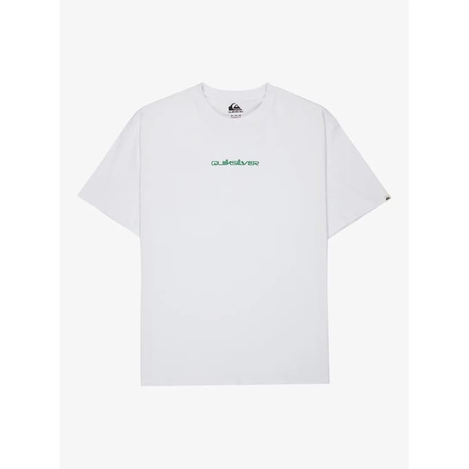Quiksilver Fractured Wave T-shirt Met Korte Mouwen Wit S Man